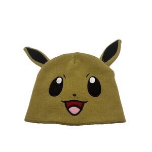 Pokémon winter hat - Featuring Pikachu - Tan - 14 and older Size Recmonation ￼